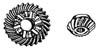PINION & FORWARD GEAR SET<BR>For V4 90 degree with Large "O" Type Gear Housing<br />
<br />
These g<br />
...more->