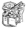 OMC STRINGER COMPLETE UPPER GEARCASE (4CYL)<BR>1973-1985<br />
All Four Cylinder Engines<br />
21/18 Teeth