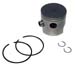 PISTON KIT-PORT<BR>SIZE 3.125<br />
ALL PISTONS COME WITH RINGS, PIN, AND RETAINERS<br />
...more->