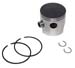 PISTON KIT-PORT<BR>SIZE 3.125<br />
ALL PISTONS COME WITH RINGS, PIN, AND RETAINER<br />
<br />
...more->