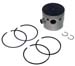 PISTON KIT-PORT<BR>SIZE 3.375<br />
IRON RING<br />
ALL PISTONS COME WITH RINGS, PIN, AND<br />
...more->