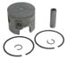 PISTON KIT<BR>SIZE 3.500 + 0.015<br />
ALL PISTONS COME WITH RINGS, PIN, AND RE<br />
...more->