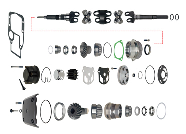 UPPER GEARCASE ASSEMBLY REBUILT KIT