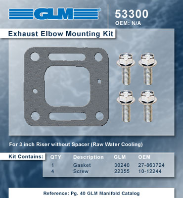 EXHAUST ELBOW MOUNTING KIT