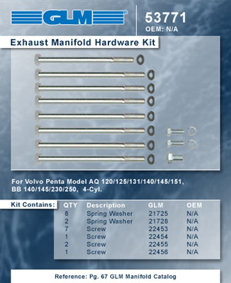 EXHAUST MANIFOLD HARDWARE SET