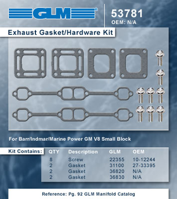 EXHAUST GASKET/HARDWARE SET