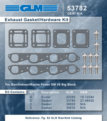 EXHAUST GASKET/HARDWARE SET