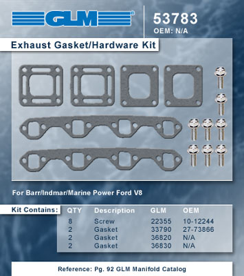 EXHAUST GASKET/HARDWARE SET