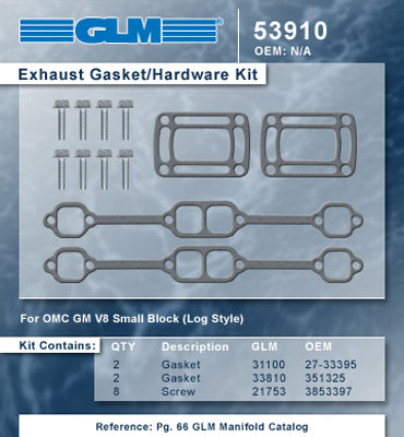 EXHAUST GASKET/HARDWARE SET