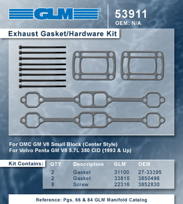 EXHAUST GASKET/HARDWARE SET