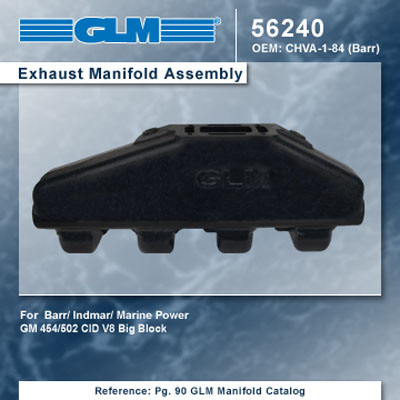 BARR MARINE POWER INDAMAR EXHAUST MANIFOLD (BIG BLOCK)