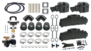 Mercruiser 5.0l & 5.7l Exhaust Manifold Conversion Kit